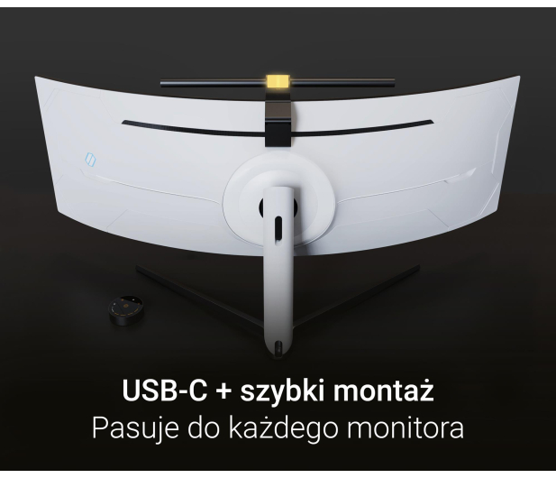 Silver Monkey Lampka do monitora z pilotem i czujnikiem otoczenia LB300 - 1361013 - zdjęcie 9